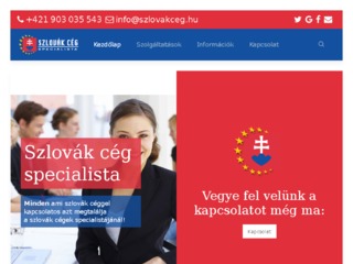 Részletek : Szlovák cég szolgáltatások